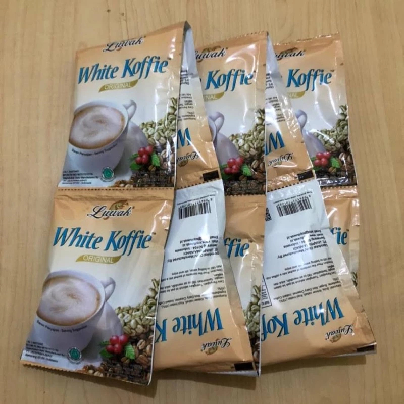 

KOPI LUWAK WHITE COFFIE ORIGINAL 20gr Renceng isi 10 sachet