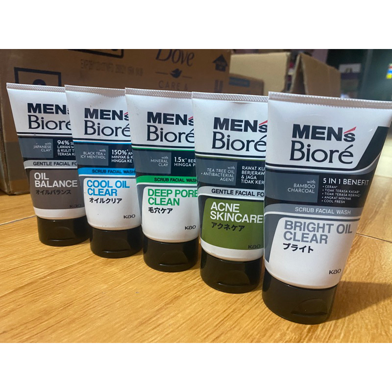 Biore Men Sabun Cuci Muka 100ml