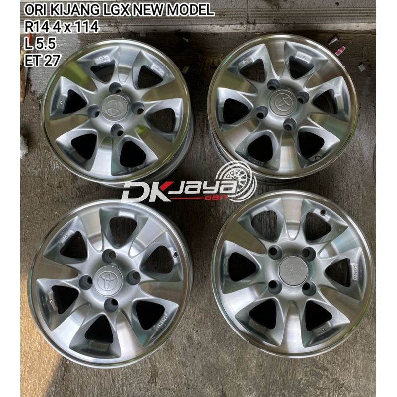 VELG ORI Kijang LGX New model R14 4x114  (HARGA UNTUK 4PCS VELG)