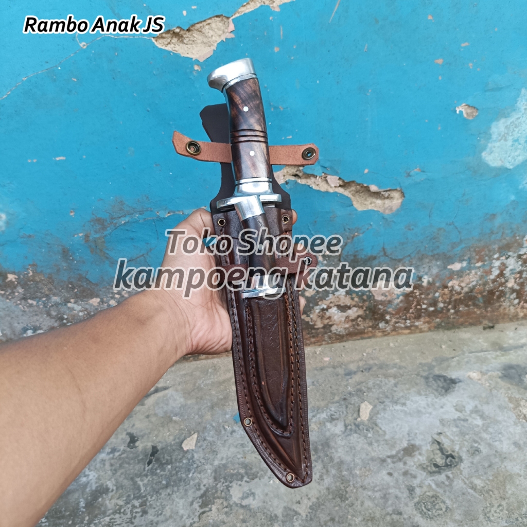 pisau belati survival hunting berburu baja per