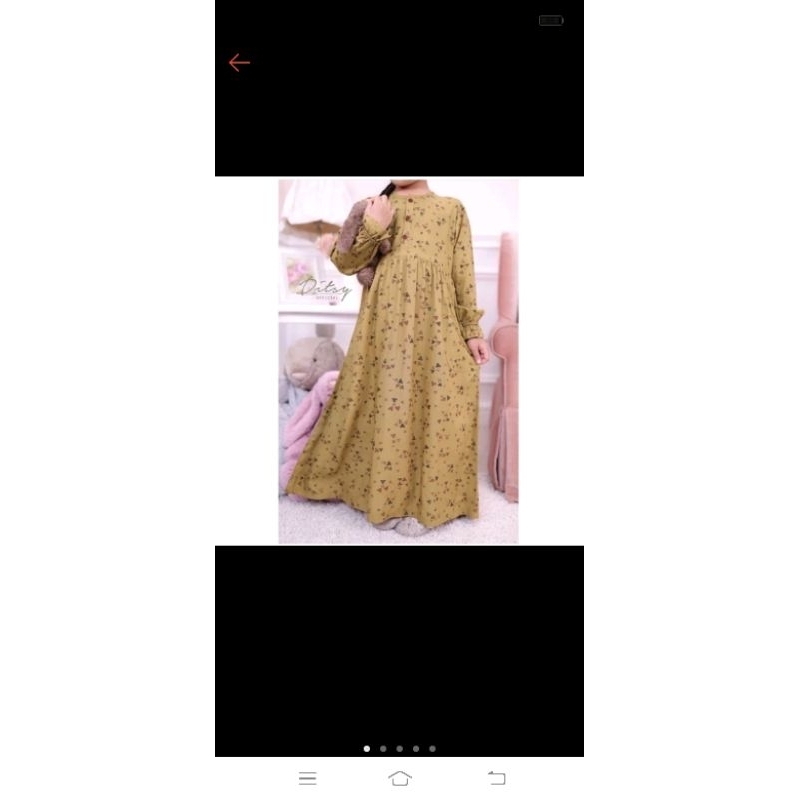 Preloved Ditsy Little Mavis Greenish size 3