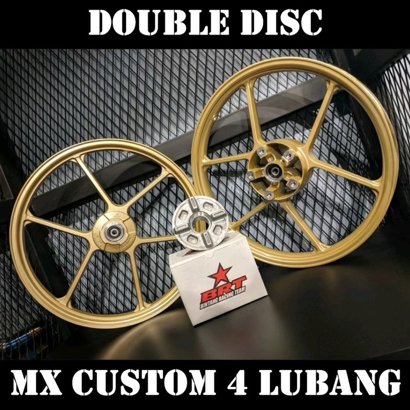 VELG CHEMCO BRT 160/160 RING 17 - MX KING SONIC SUPRA GTR SATRIA FU GSX CUSTOM DOUBLE DISC