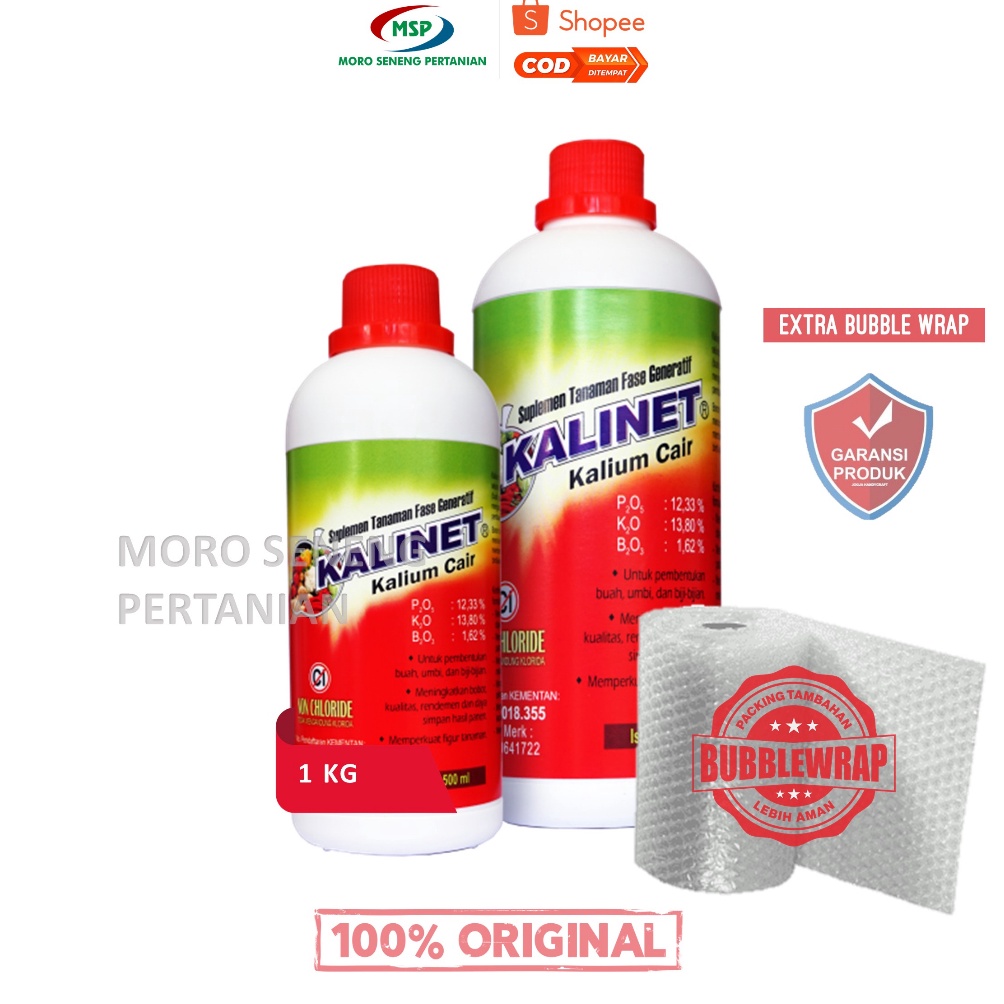 KALINET Pupuk Bunga Buah 1Liter Sudah DeptaN ART Y1M4