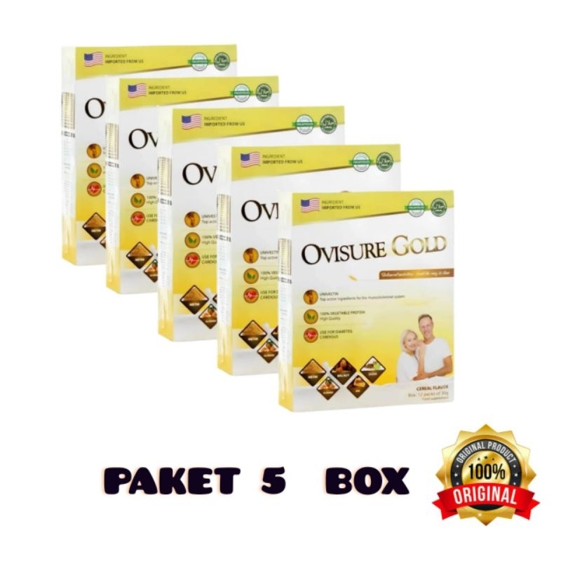 

PAKET 5 BOX OVISURE GOLD MILK SUSU OBAT TULANG DAN SENDI YG SEHAT 100%