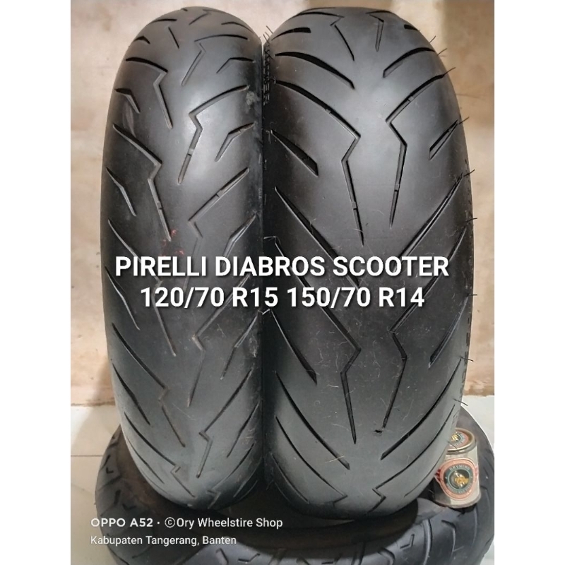 Pirelli Diablo Rosso Scooter 150/70 Ring 14 Ban Copotan XMAX FORZA