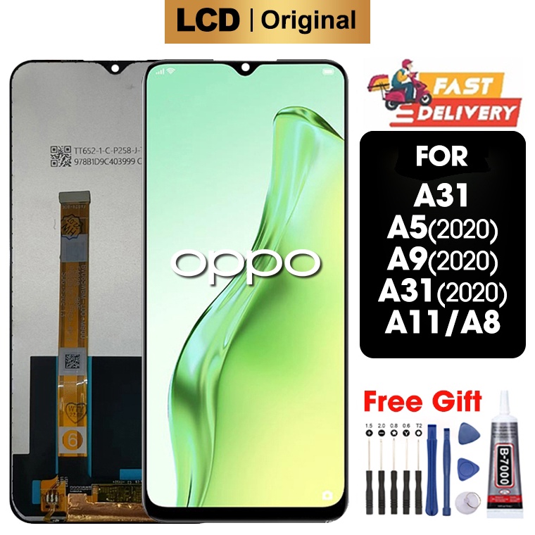 ART H89Y LCD OPPO A31  A5 22  A9 22  A11  A8  Realme5  5i  5s  C3  6i  Narzo1A  2A Original 1 LCD TOUCHSCREEN Fullset Crown Murah Ori Compatible For Glass Touch Screen Digitizer