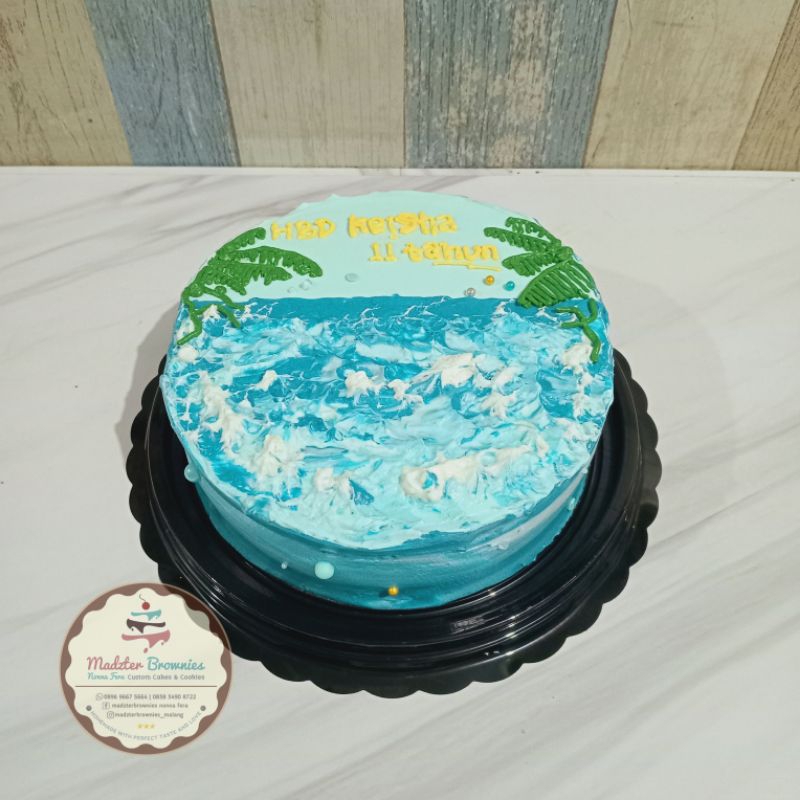 

kue ulang tahun anak simple / kue ulang tahun enak / kue ulang tahun brownies coklat