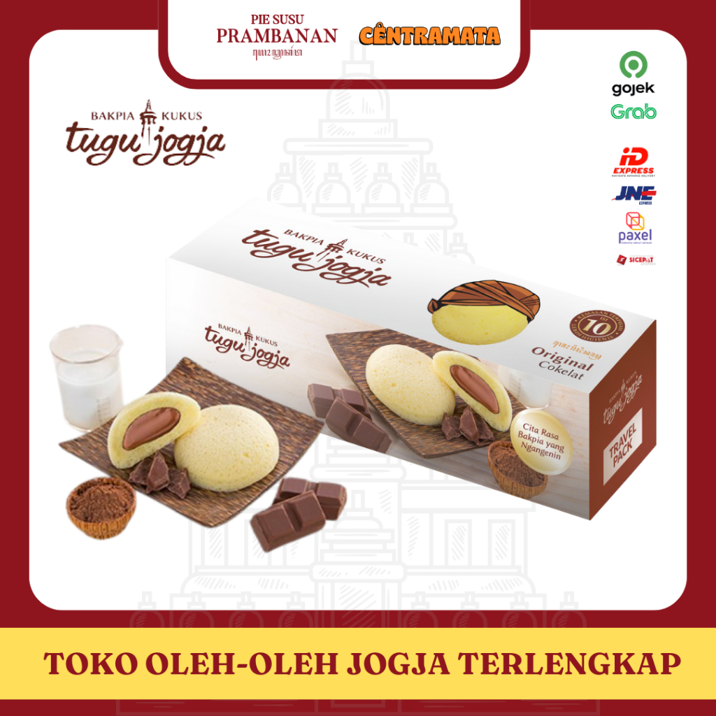 

Bakpia Kukus Tugu Jogja Isi 10pcs | Oleh-Oleh khas Jogja