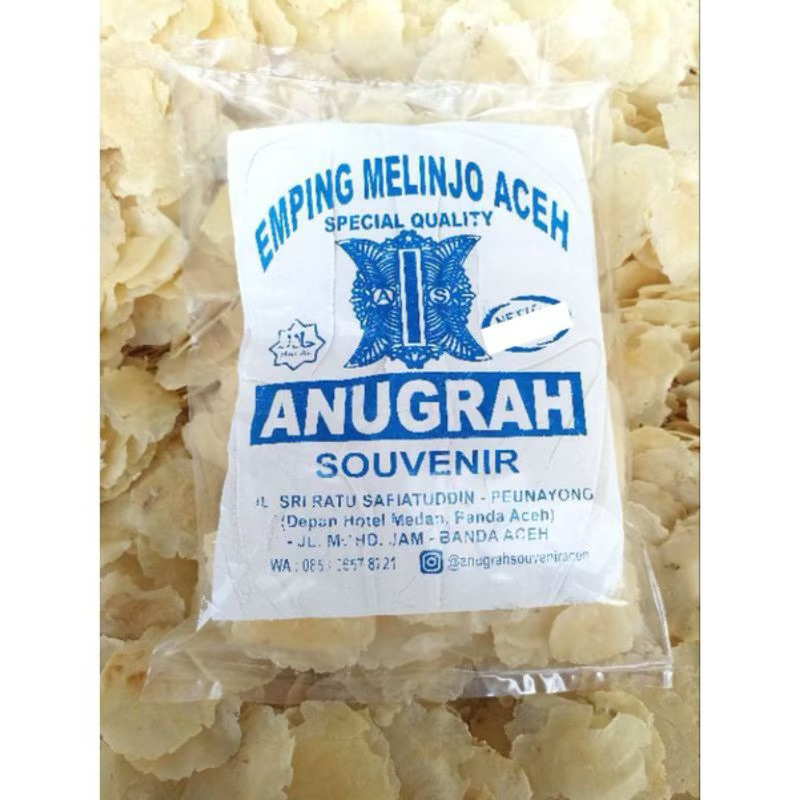 

EMPING MELINJO SUPER ASLI KHAS ACEH 100 gram / Emping Aceh Super Tipis 100 gram