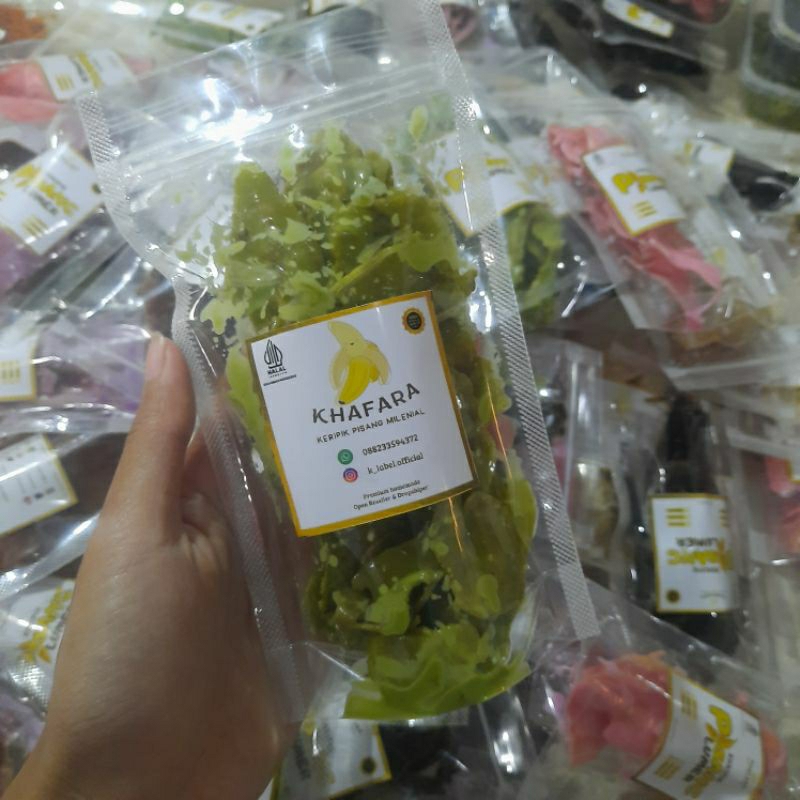 

Keripik Pisang Lumer by Khafara Pouch Sedang