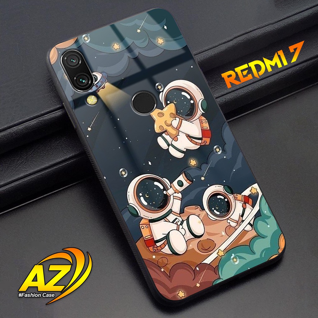 Case Xiomi Redmi 7 - Casing Xiomi Redmi 7 ( Astronot Cute ) Case Hp - Casing Hp - Softcase Hp - Soft
