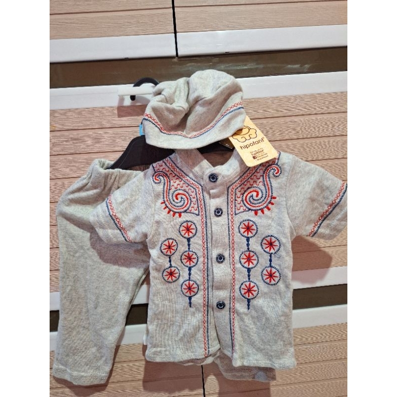 Setelan Koko Hipofant Usia 3-6 Bulan