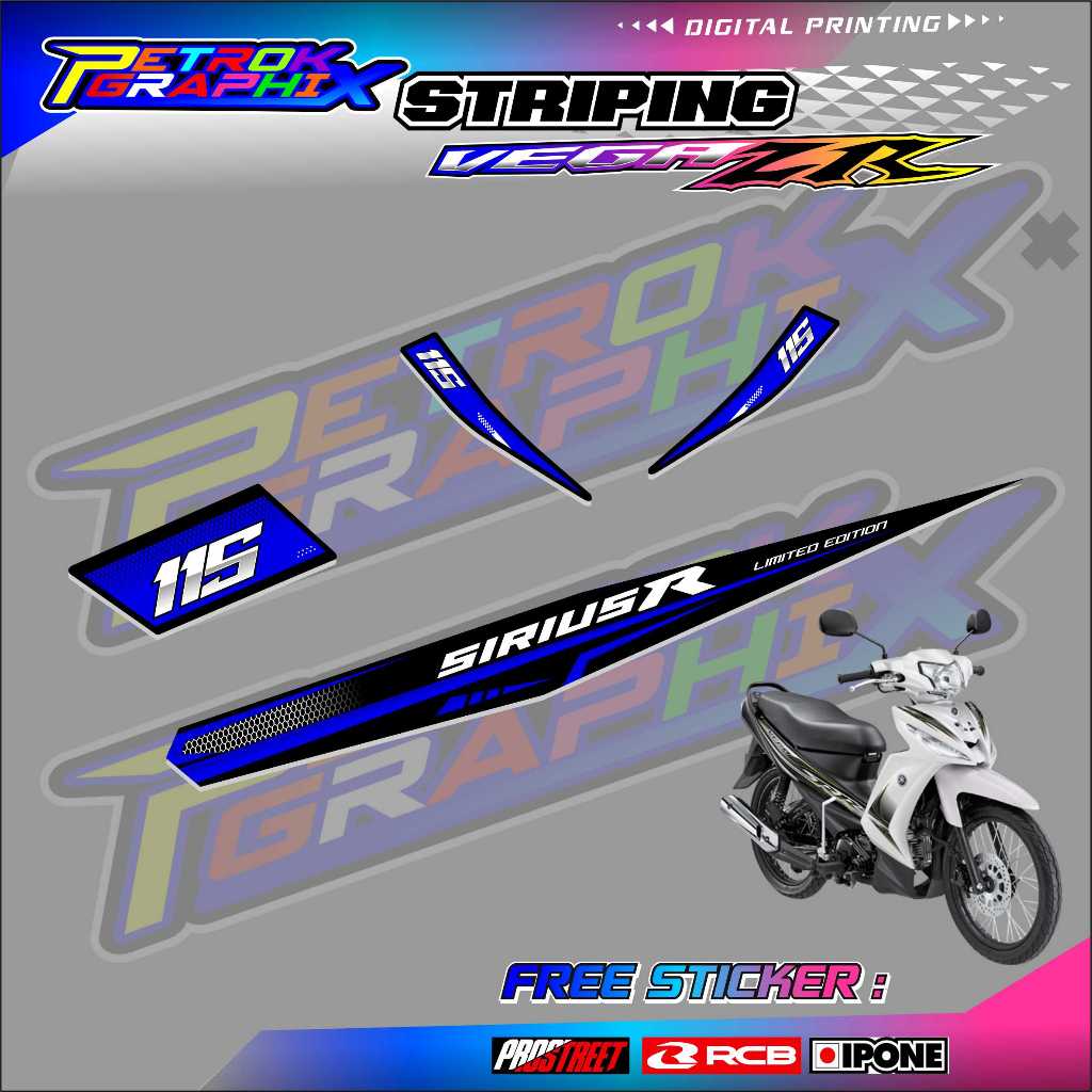 STRIPING VARIASI YAMAHA VEGA ZR SIRIUS/ STICKER LIST MOTOR YAMAHA VEGA ZR SIRIUS