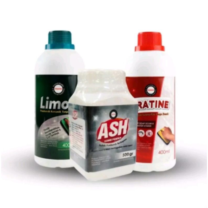 Paket Hemat Fason Ash 500 g,Fason Limov 400 ML dan fason Gratine 400 ML