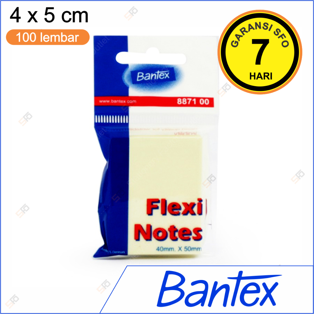 

Sticky Notes Bantex 40mm x 50mm - 8871-00