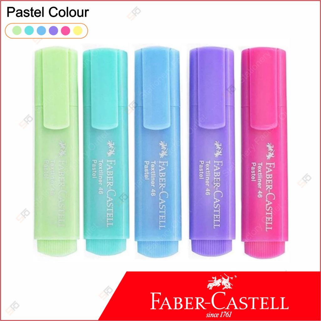 

Textliner Pastel Faber Castell 1546 - SFO Semarang Official