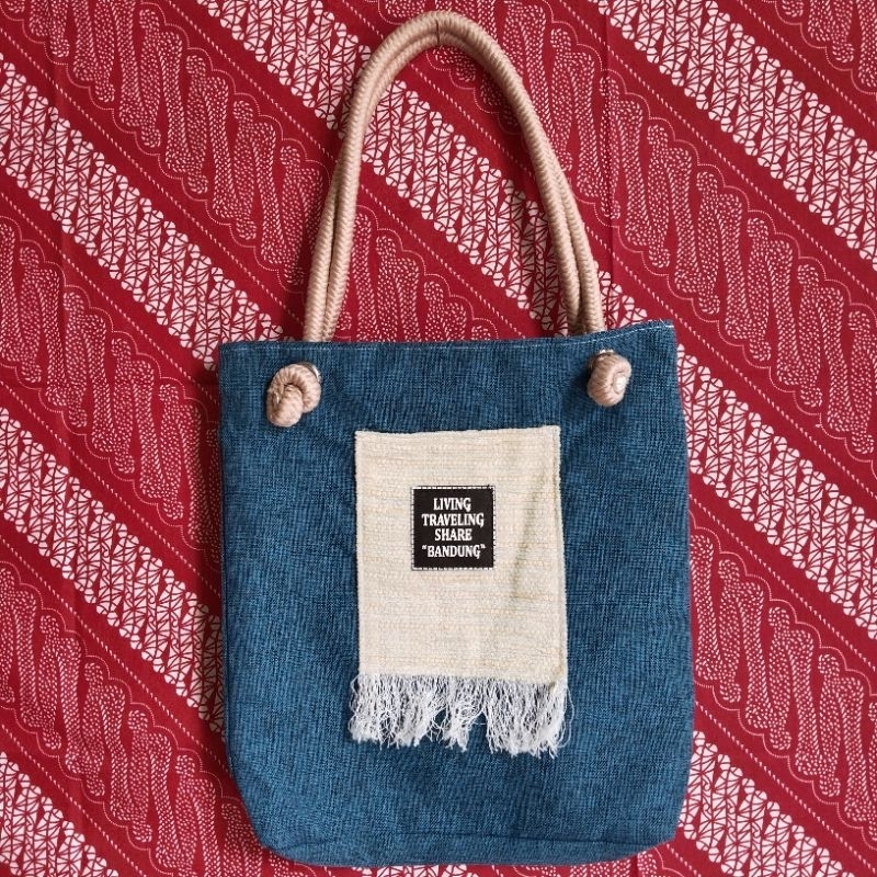 TAS TATEBAG KANVAS TALI SUMBU# BANDUNG#POLOS