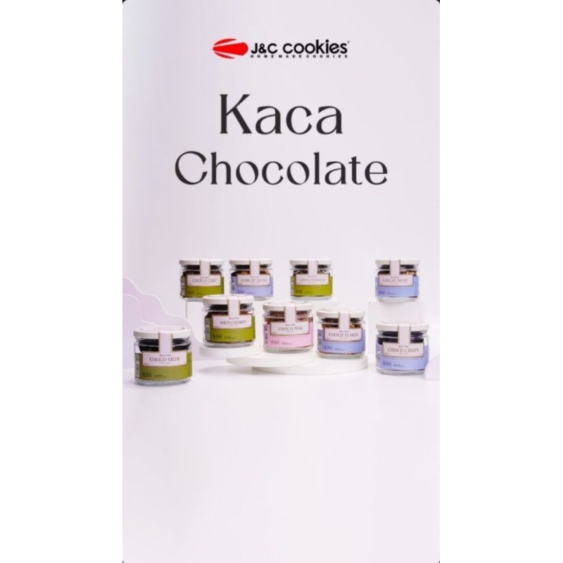 

J&C cookies kue kering varian Jar kaca J&C