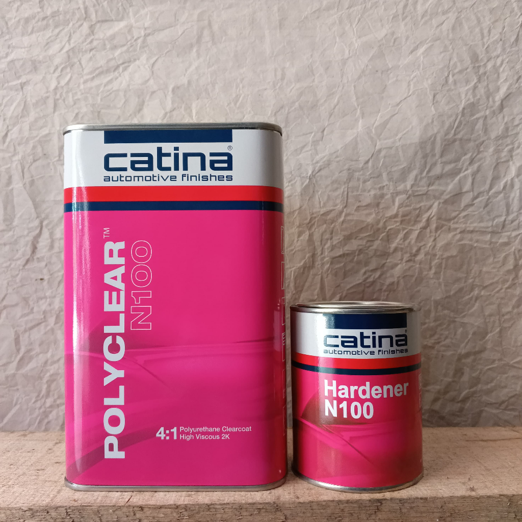 Catina Polyclear N100 4:1 Liter set Gloss / Clear Catina Polyclear Gloss + Hardener / Catina N100 / 