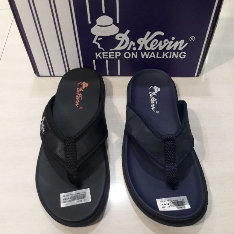 NEW ❗❗SANDAL JEPIT PRIA BRAND DR.KEVIN 39 SD 44100% ORIGINAL