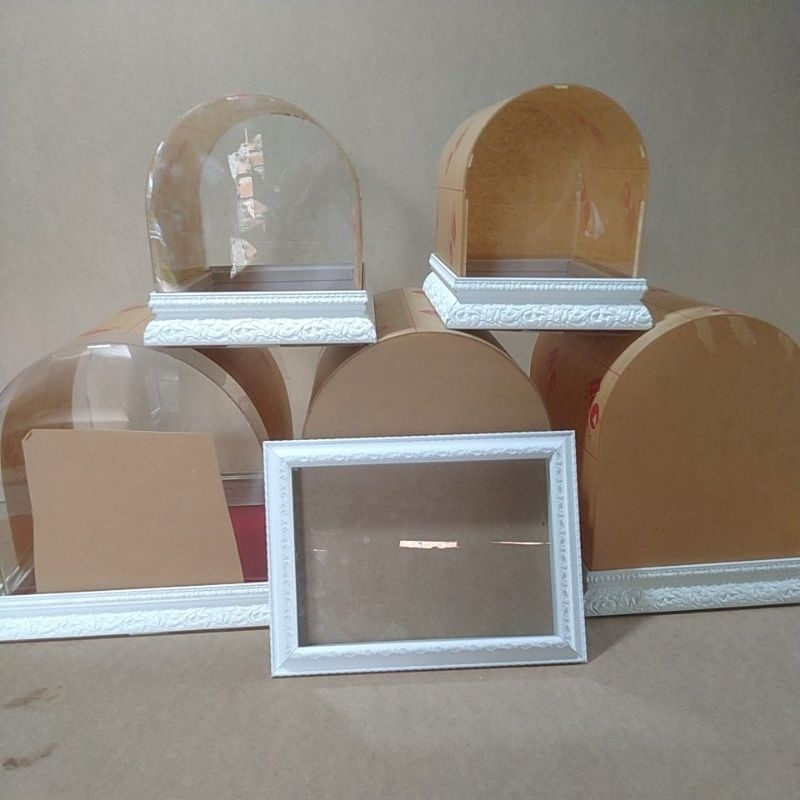 

box hantaran akrilik oval+baki