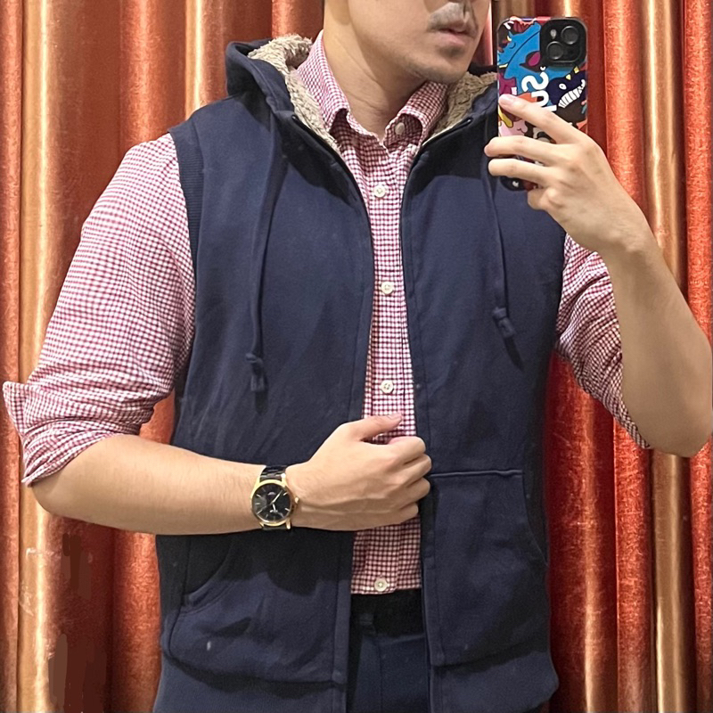 Uniqlo Vest Sherpa Hoodie