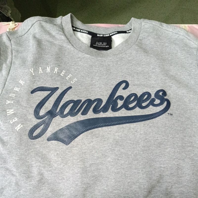 Sweater Crew Neck MLB Yankees Grey