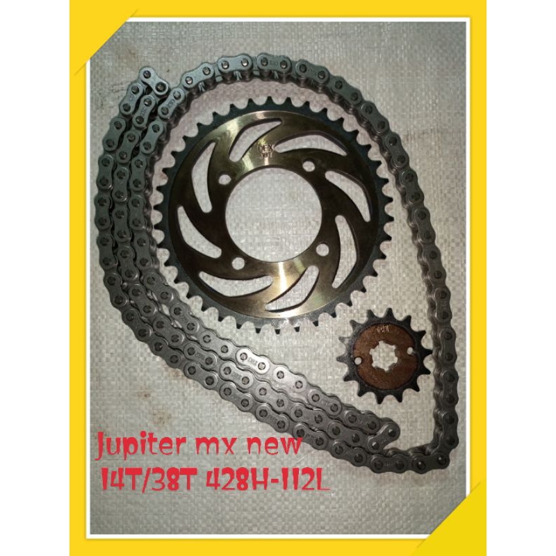 gear set jupiter mx new gear rantai paket jupiter mx new