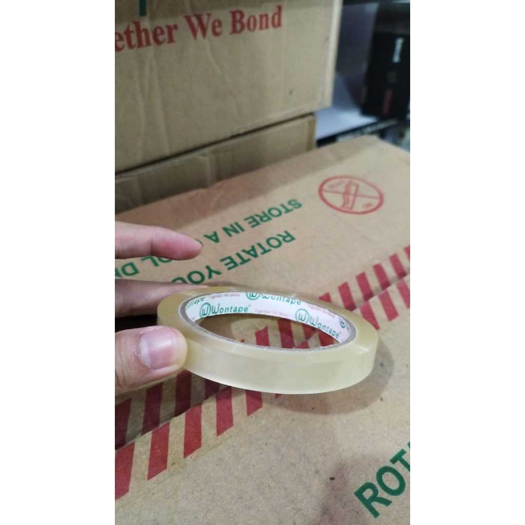 

ISOLASI MURAH / SOLASI / ISOLATIP LAKBAN WONTAPE ( 12MM x 60Y )