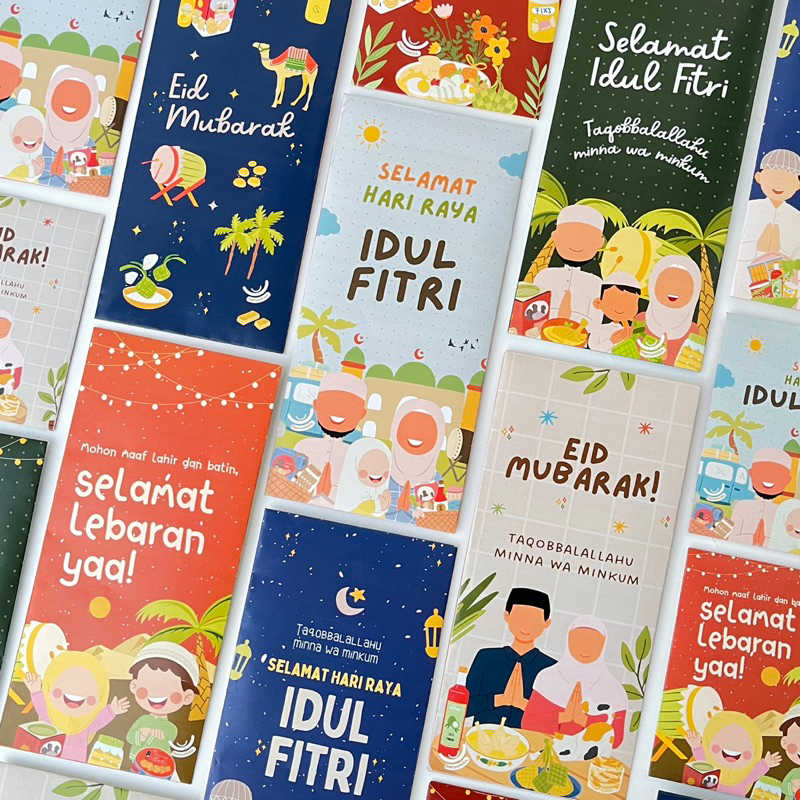 

[Pre Order] Amplop Lebaran Colorful Family Series [by Senyum Tulus]