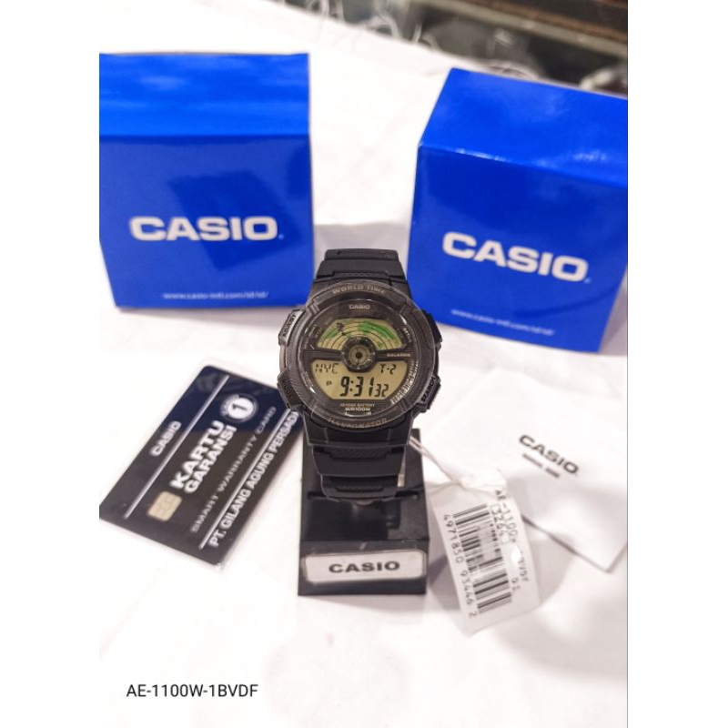 Jam tangan Casio Original AE-1100W-1BVDF