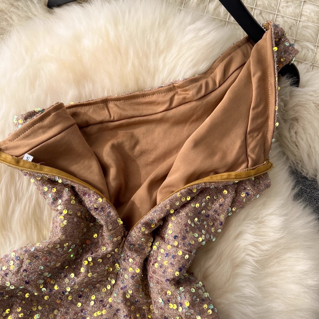 [READY STOCK] BIG SIZE JUMBO Atala Sequin Party Maxi Dress Pesta Premium Fairlady_id M2