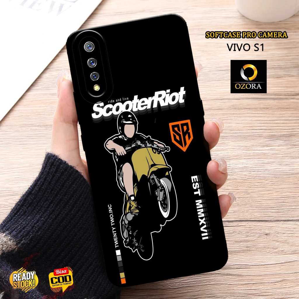 OZORA - Case Vivo S1 Terbaru - Fashion Case VESPA - Casing Vivo S1 - Softcase Vivo S1 - Aksesoris Ha