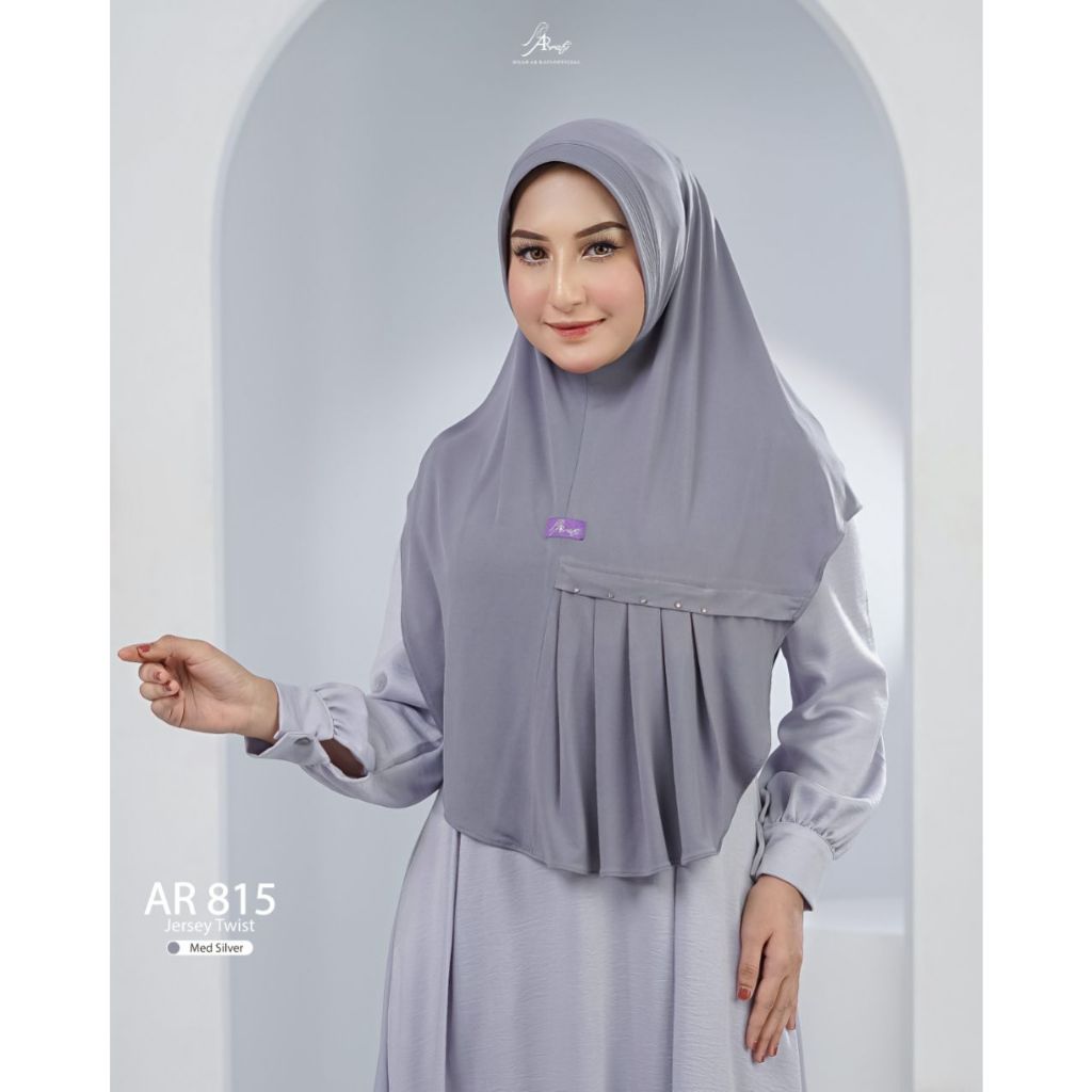 Hijab Instan Ar 815 Jilbab Arrafi terbaru / Jilbab Manik Lipit / Ar 815
