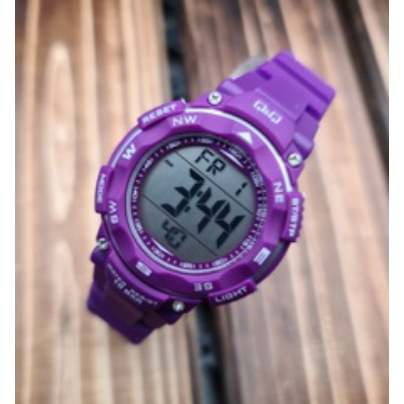 QnQ QQ M149J003Y Original Watch / QnQ QQ M149J003Y Jam Tangan Digital Wanita/Anak Tali Karet Tahan A