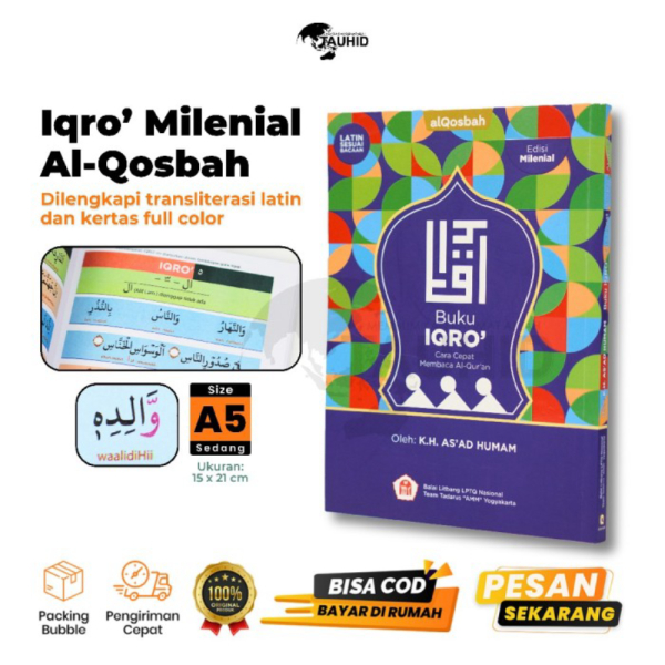 

Jual Buku Iqra Milenial Fitur Transliterasi Mudah Baca Cara Membaca TK SE Limited