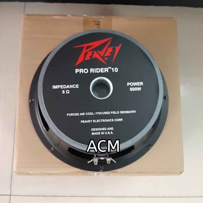 SPEAKER COMPONENT PEAVEY PRO RIDER 10 INCH 600 WATT COMPONENT PEAVEY 10 INCH