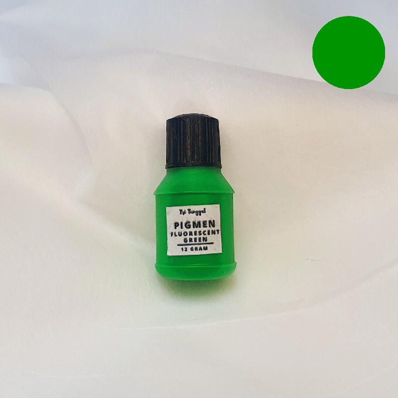 

PIGMEN 12gr FLUORESCENT GREEN Hijau Mini Kecil Pewarna Sablon Pigment Color Slime Clay DIY Waterbased Tie Dye Cat Warna Warni Basis Base Air Cairan Liquid Painting Prakarya Campuran Cet Tembok Kesenian Lukisan Bagus Drawing Melukis Lukis Pentacle Malang