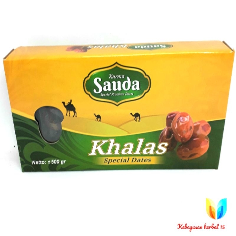 

kurma khalas sauda 500 gr terlaris