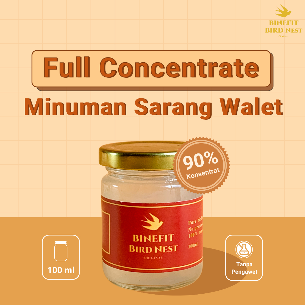 

Sarang Burung Walet Asli Full Konsentrat 90 % Siap Saji Mencegah Diabetes Menjaga Kesehatan Meremajakan Kulit dalam Kemasan 100ml