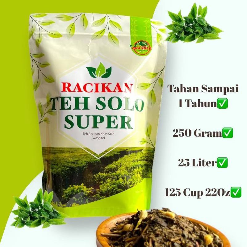 

Packingan Premium/Racikan Es Teh Solo by Cha Solo/250 gram