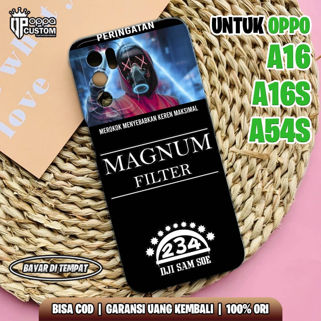 Case OPPO A16 A16S A54S Terbaru -  [ ROKOK ] OPPO A16 A16S A54S - Case Hp - Casing Hp - Softcase Glo