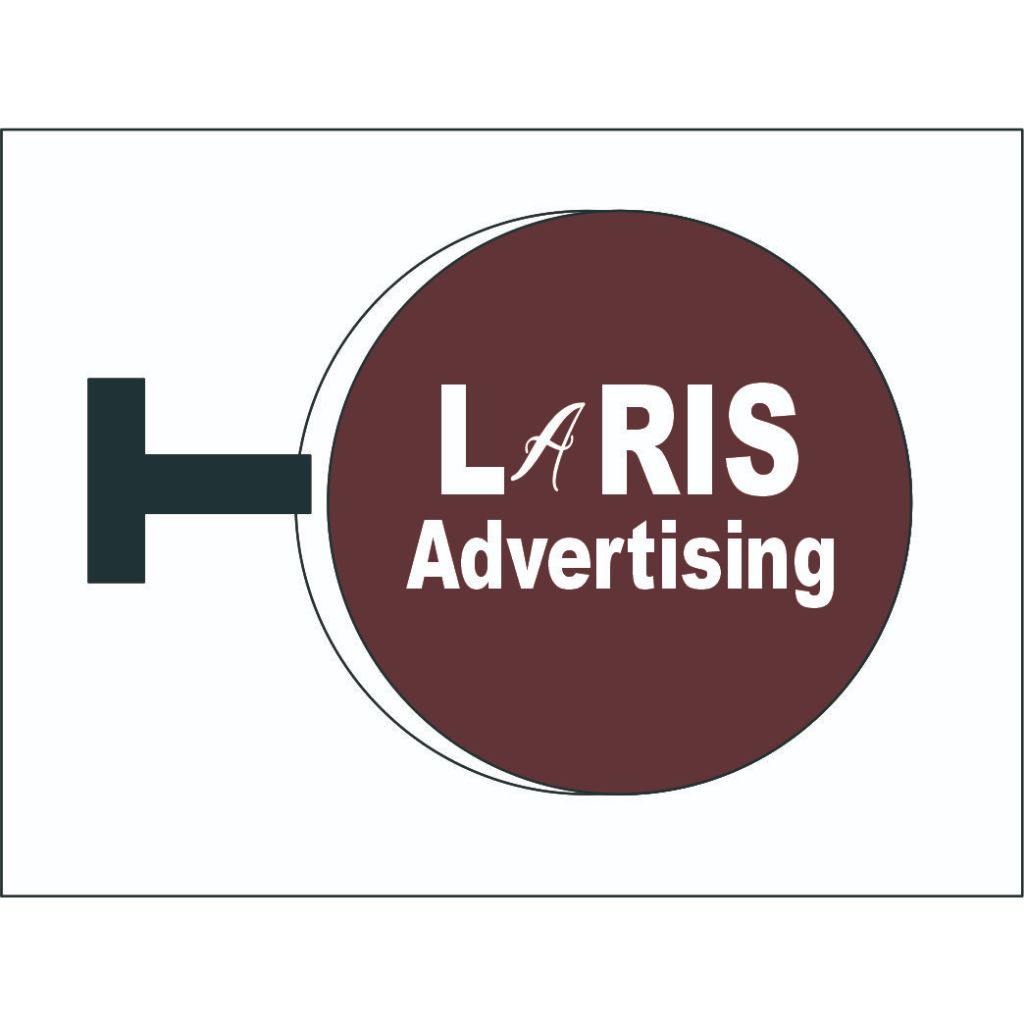 Neon Box Bulat 80cm 2 Sisi