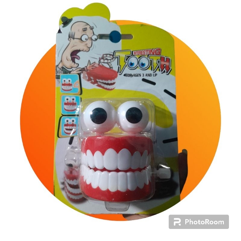 Mainan Gigi Puter Interesting Tooth Mainan Anak Gigi Berjalan Mainan Gigi Mata Mainan Gigi Lompat Ma