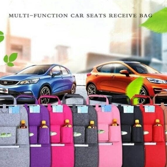 Wah NEW CAR SEAT ORGANIZER MULTIFUNGSI TAS JOK MOBIL Rak Belakang Kursi Interior cars aksesoris vari