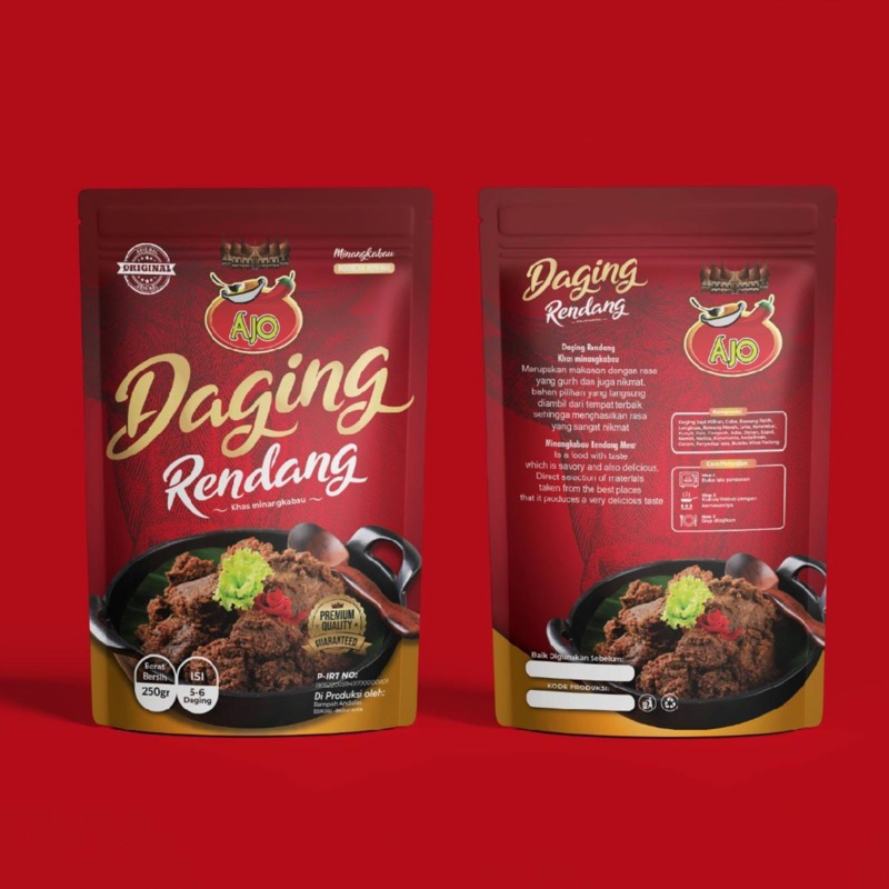 

Daging Rendang “AJO MINANG”