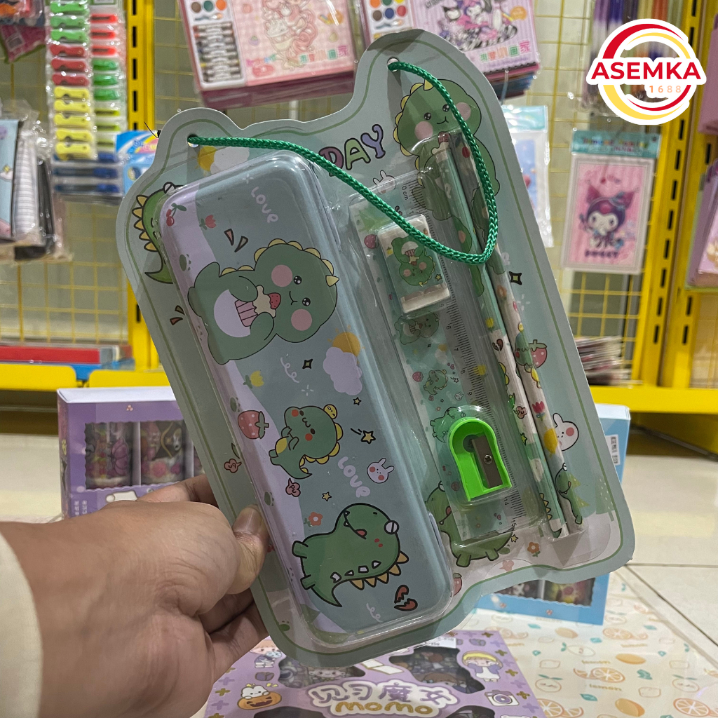 

Paket Alat Tulis/ Study Set Fancy Mika 9549 Animal - Set ATK Dino Cute Rabbit 10pcs