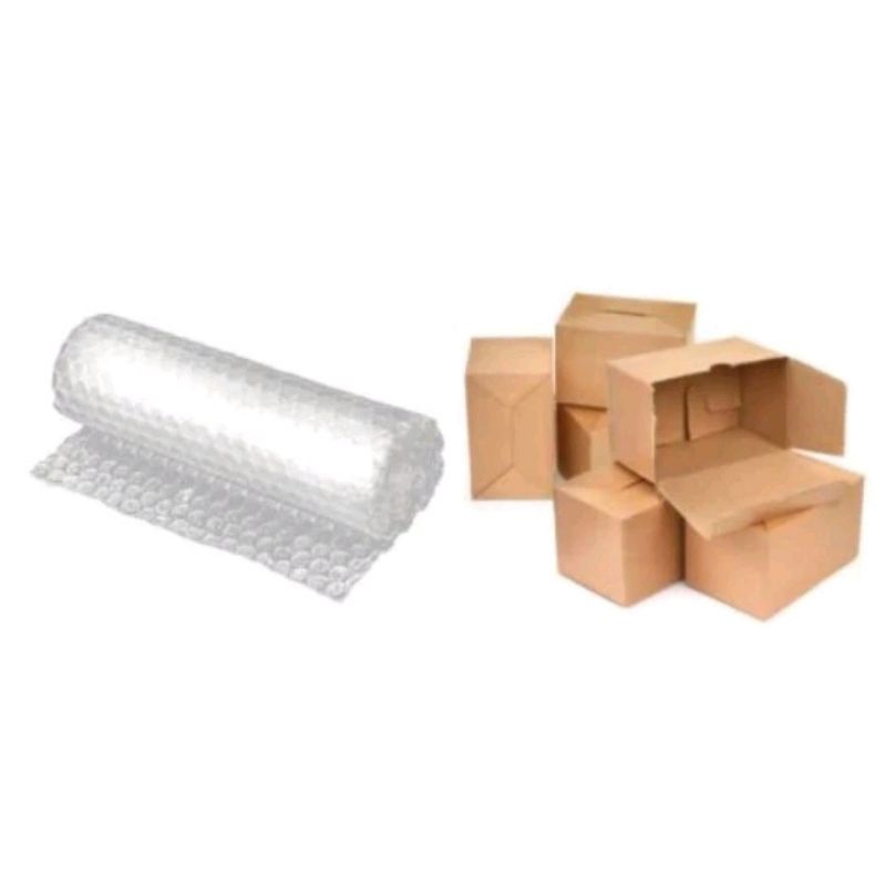 

EXTRA BUBBLE WRAP + PACKINGAN KARDUS