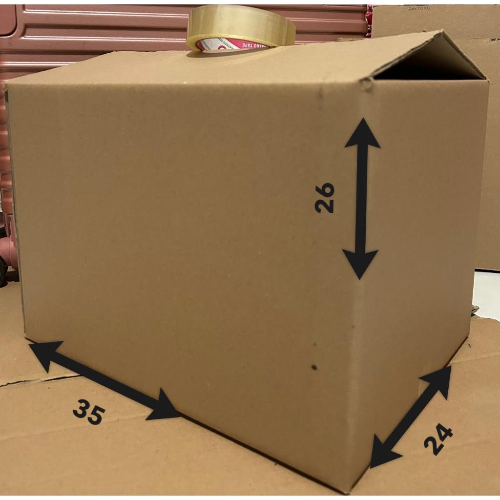 

Kardus baru uk 35x26x24 cm