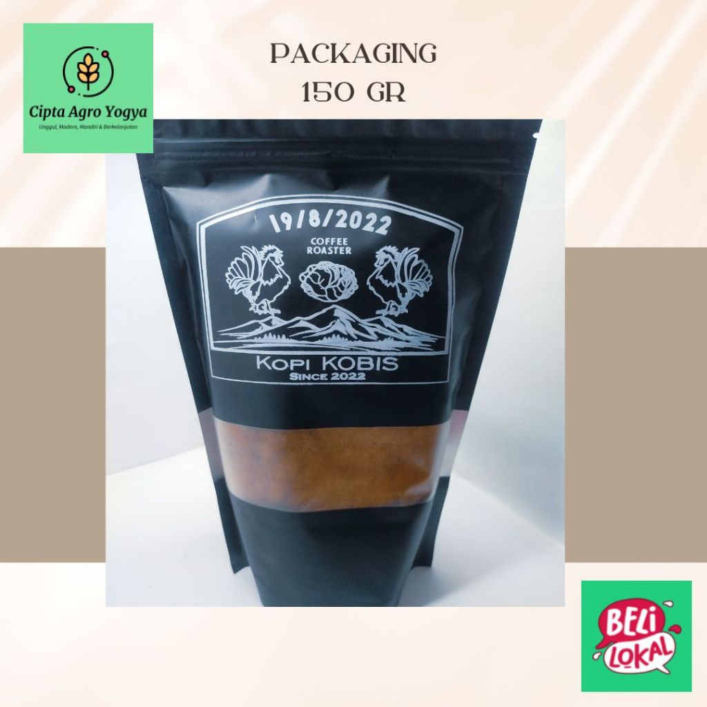 

kopi bubuk robusta kopi kobis kemasan 150 gram